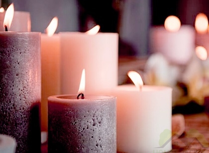 Candles at home