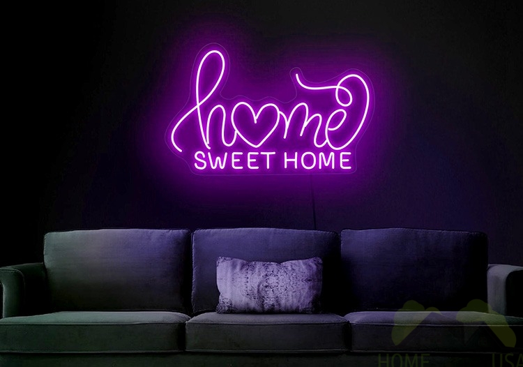 LED sign at home