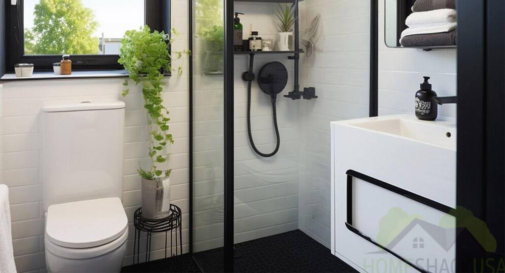 Small bathroom including plants 